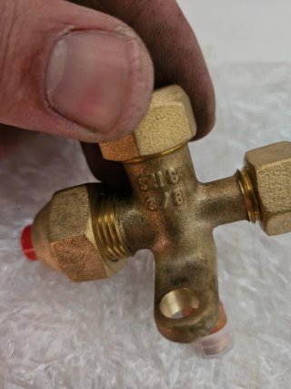 Rubinetto Valvola di Servizio Ottone