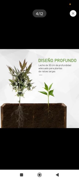 Jardinera de madera para exterior