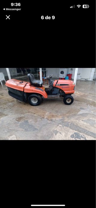Tractor Cortacésped Husqvarna con Remolque