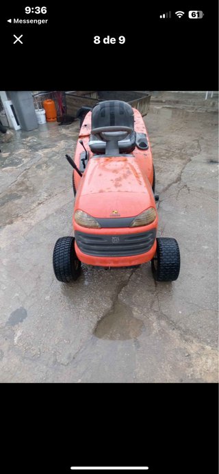 Tractor Cortacésped Husqvarna con Remolque