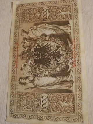 Billete 1000 Reichsbanknote 1910