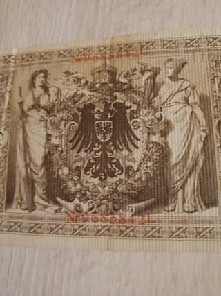 Billete 1000 Reichsbanknote 1910