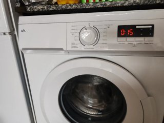 Lavadora blanca