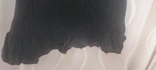 Vestido negro con pedrería