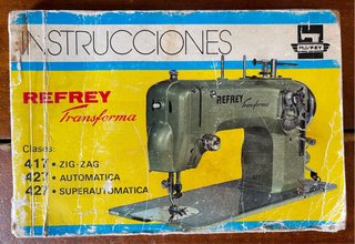 Máquina de coser Refrey Transforma 427 con motor