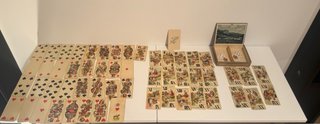 Dos barajas de cartas de Tarock del siglo XIX-XX