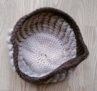 Gorro de lana, hecho a mano.