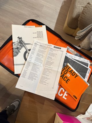 KTM 350 EXC-F Six Days Naranja/Blanca