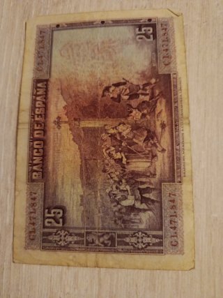 Billete 25 Pesetas Banco de España 1928