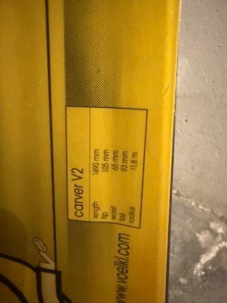 Esquís Völkl Carver V2 con fijaciones Marker