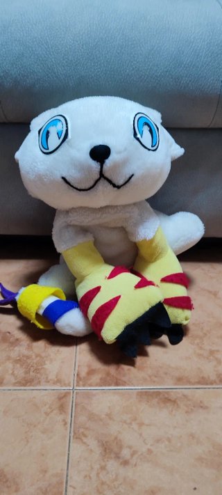 Peluche Digimon Patamon Bianco