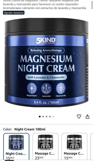 5Kind Crema de Magnesio Noche Lavanda