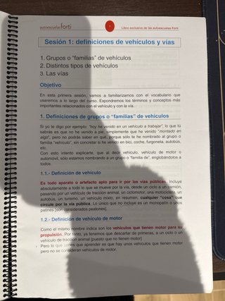 Libro autoescuela Forti