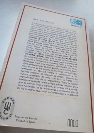 El mundo de Juan Lobón. Luis Berenguer.