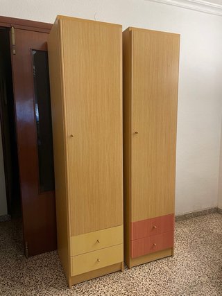 Armarios infantiles madera (2 unidades)