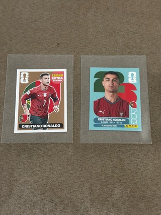 Cristiano Ronaldo Extra Sticker Bronce y Cristiano