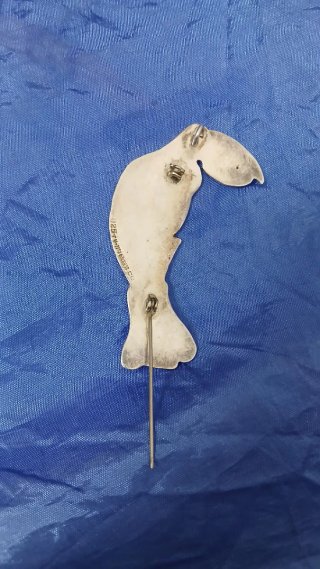 Broche/Colgante Tucán Plata México Vintage