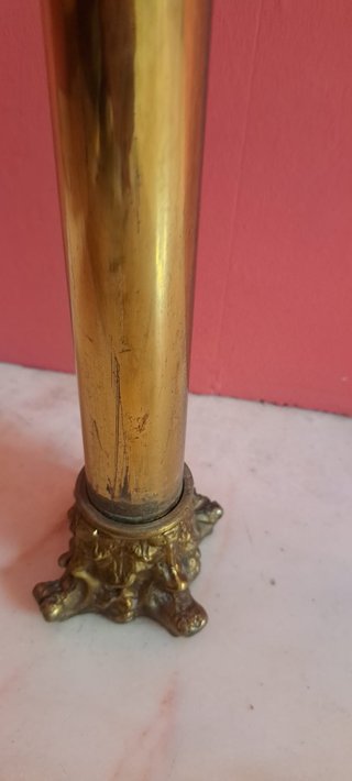 Cabecero antiguo latón 130 cm
