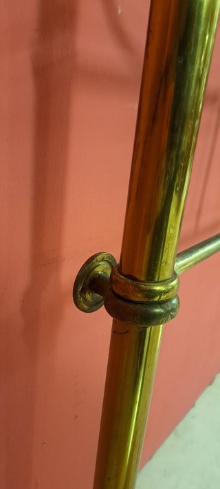 Cabecero antiguo latón 130 cm