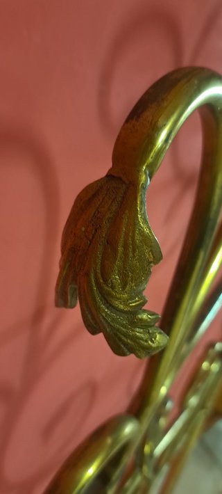 Cabecero antiguo latón 130 cm