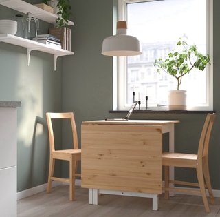 Mesa de cocina extensible madera Ikea
