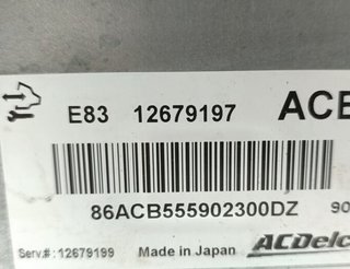 Opel 2137692 12679197 centralita motor uce corsa e