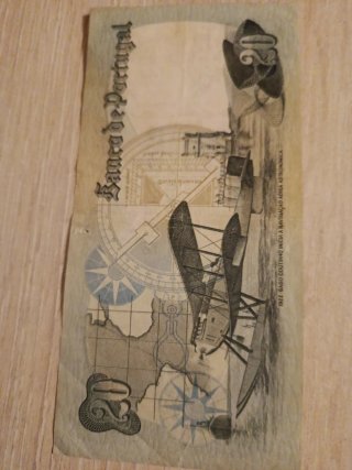 Billete 20 Escudos Portugal