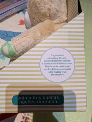 Peluche musicale per neonati