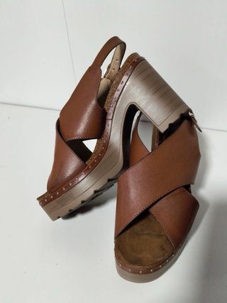 Sandalias Refresh Piel Marrón Talla 39