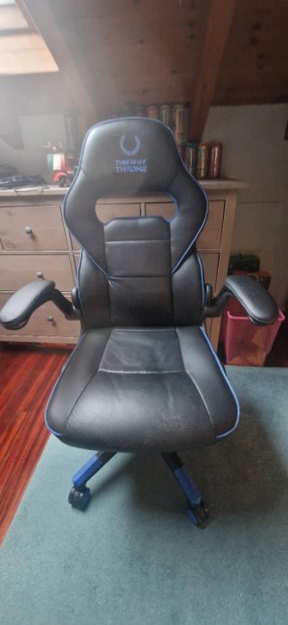 Sillón Gamer Negro y Azul
