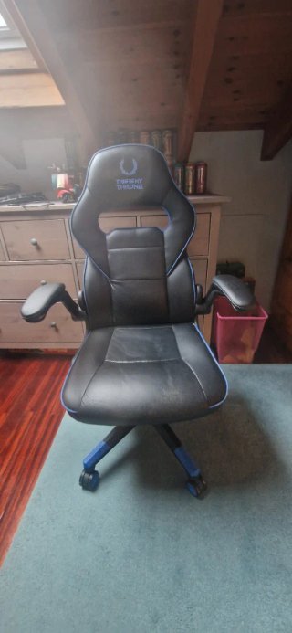 Sillón Gamer Negro y Azul