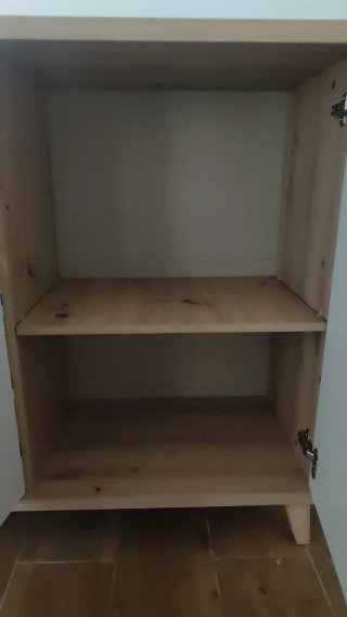 Aparador Nórdico Madera y Cristal