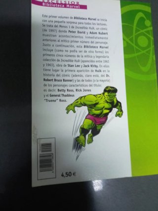 Biblioteca Marvel  Excelsior.     -Comics Hulk.