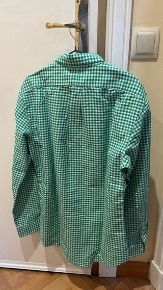 Camisa Polo Ralph Lauren cuadros verde Talla M