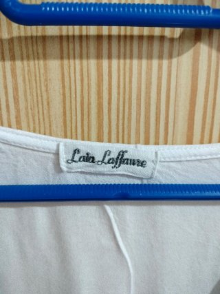 Blusa Lola Laffaire blanca talla L