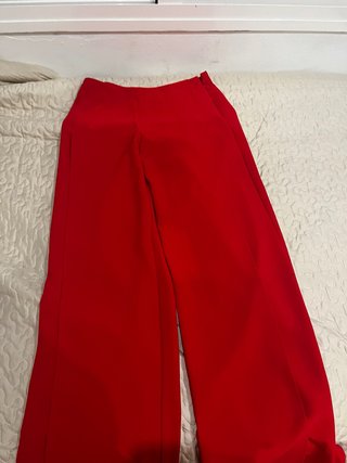 Pantalón de vestir rojo