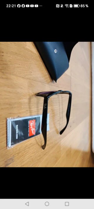 Gafas de Sol Ray-Ban Negras y Azules