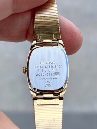 Reloj Seiko Quartz Tank Vintage Gold *Año 1984*