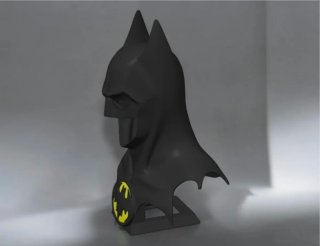 Quadro e busto Batman 3d