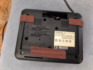 Radio desprtador Sony ICF-C26