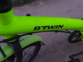 Bicicleta Plegable B'TWIN Verde