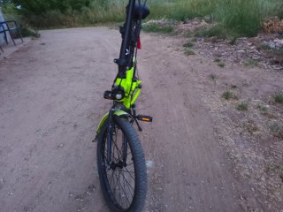 Bicicleta Plegable B'TWIN Verde