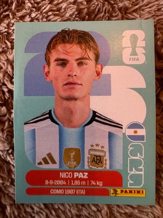 Cromos Mundial FIFA 2023 Nico Paz