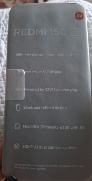Xiaomi Redmi 15C 128GB 5G NFC