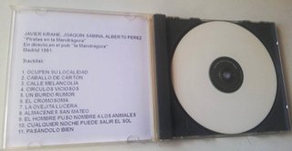 PIRATAS EN LA MANDRÁGORA, JOAQUÍN SABINA, KRAHE