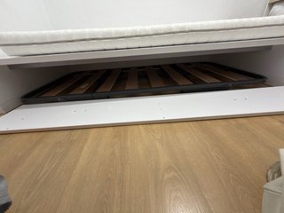 Cama nido de madera blanca
