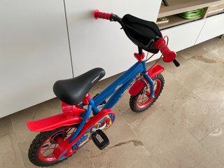 Bicicleta Spidy 12 pulgadas con ruedines