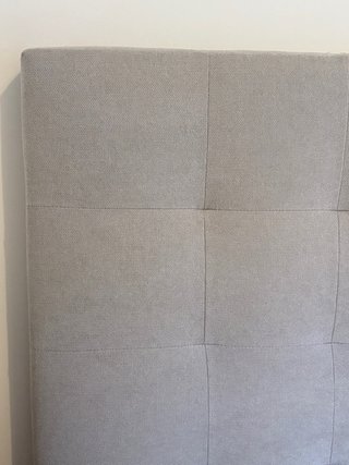 Cabecero Banak 135cm Tela Gris, Estepona