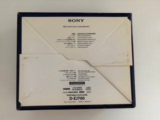 SONY CD WALKMAN D-EJ700 ROSA y BLANCO