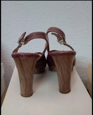 Sandali Bellai viola tacco donna